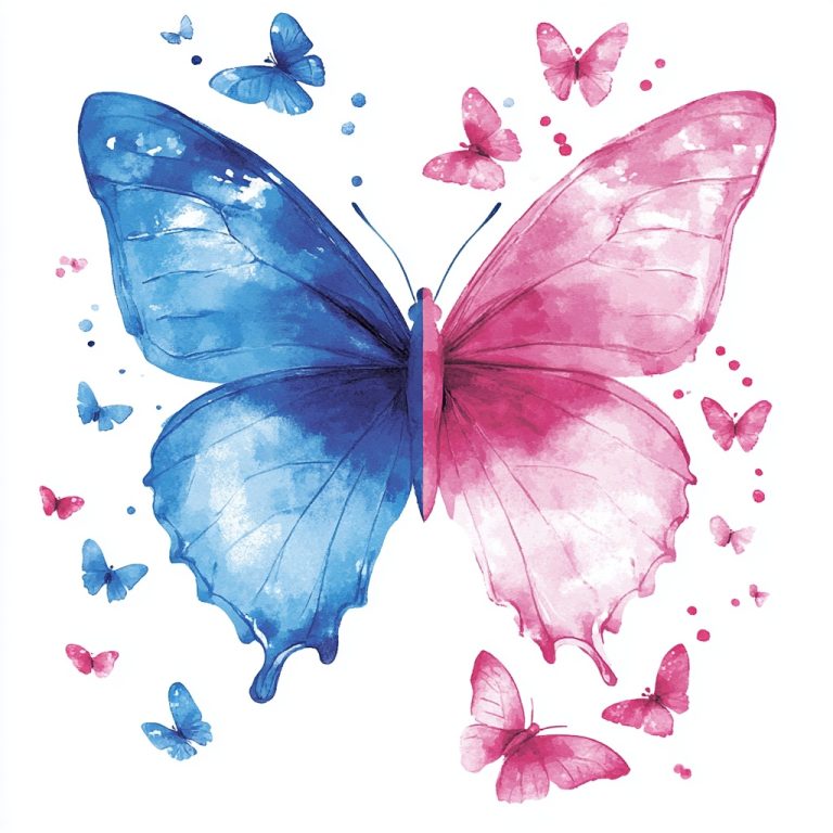 Watercolor Butterfly Clipart