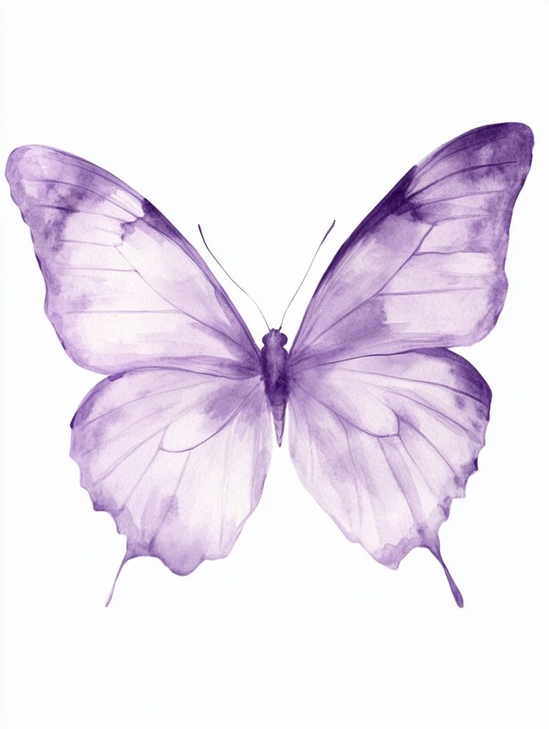 Watercolor Butterfly Elegance