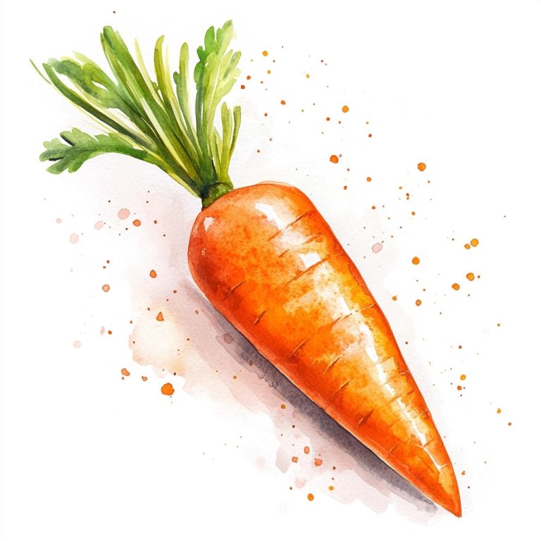 Watercolor Carrot Cinematic