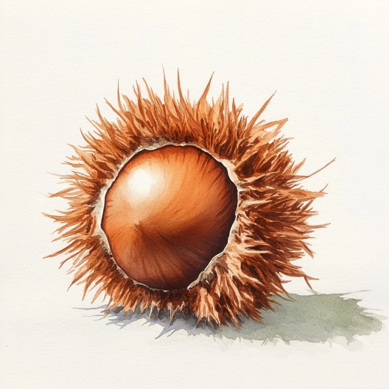 Watercolor Chestnut Ball