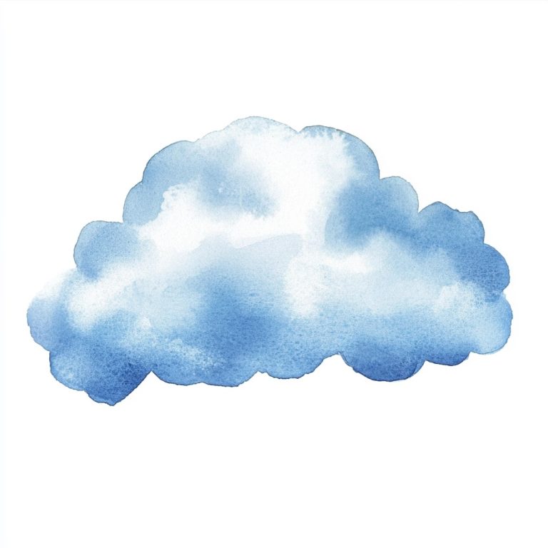 Watercolor Cloud Clipart