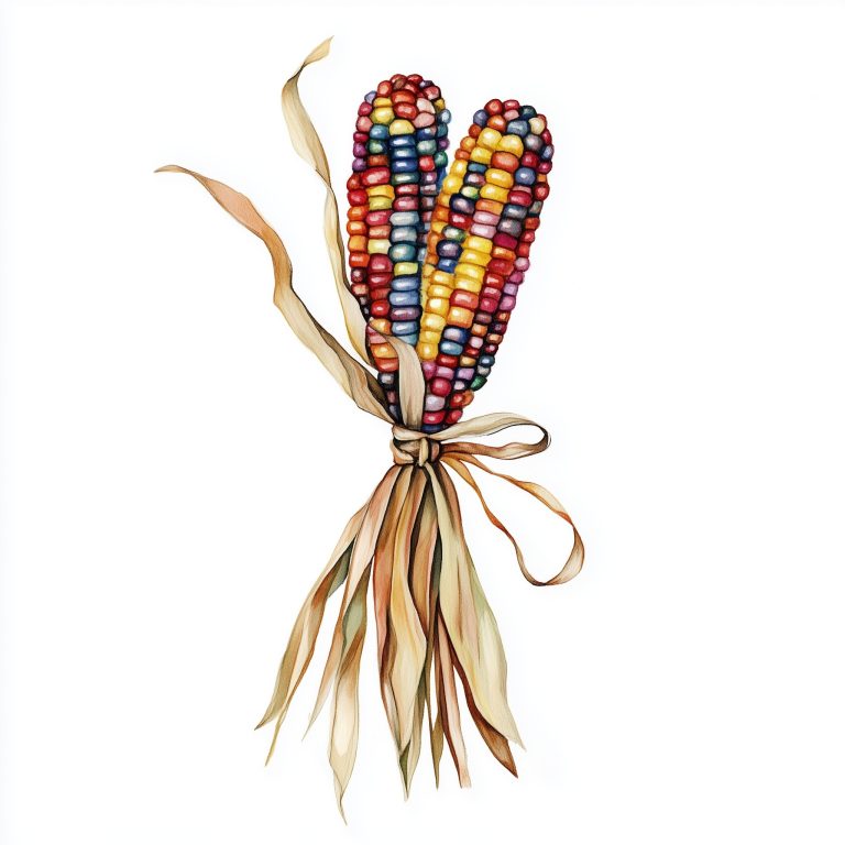 Watercolor Corn Stalk Bundle