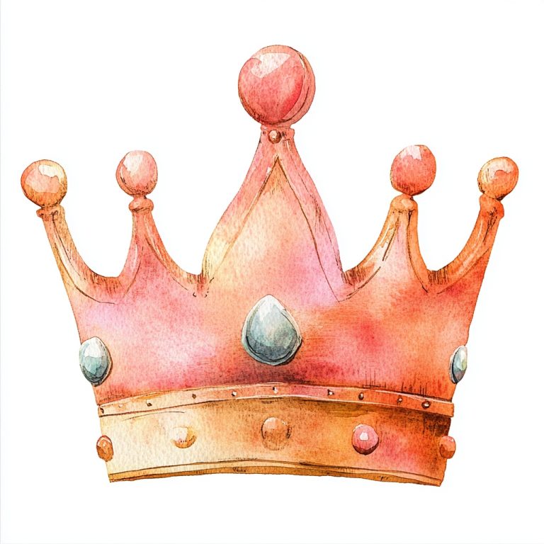 Watercolor Crown Clipart