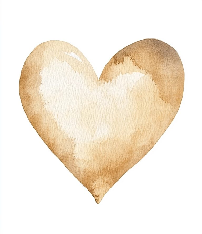 Watercolor Heart Clipart 1