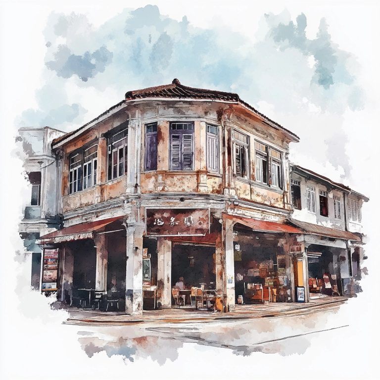 Watercolor Heritage Zone Penang
