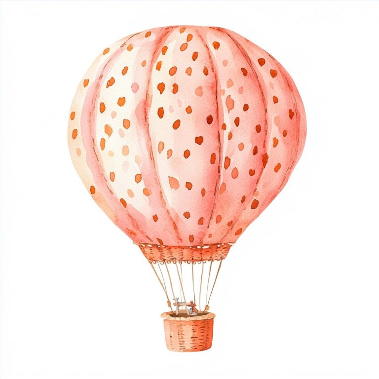 Watercolor Leopard Print Balloon