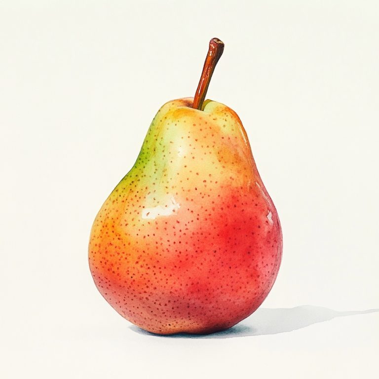 Watercolor Pear Photography Display