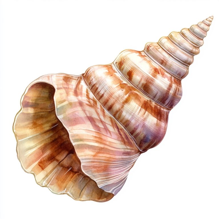 Watercolor Seashell Clipart