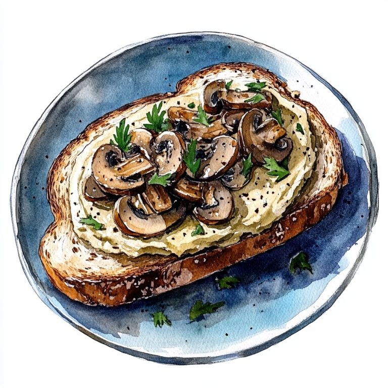 Watercolor Sourdough Sandwich Display