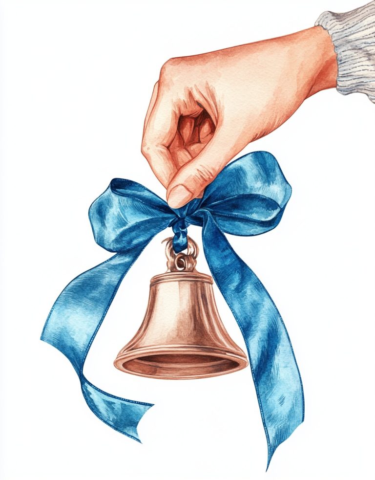 Watercolor Study Ring Bell