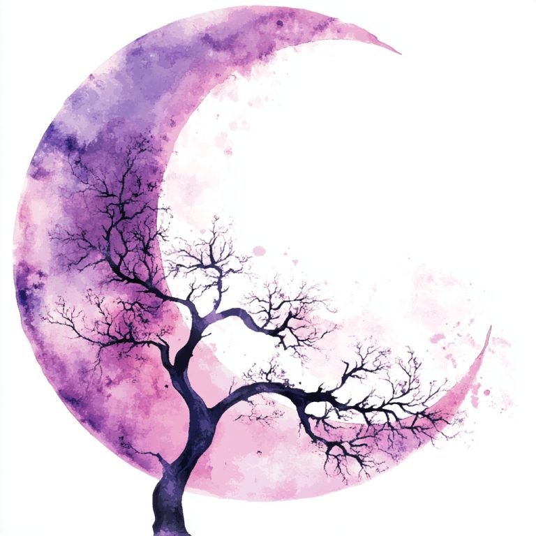 Whimsical Halloween Moon Clipart