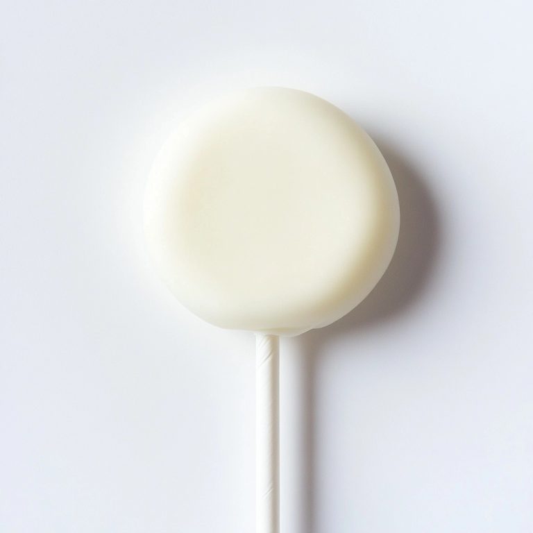 White Lollipop on White