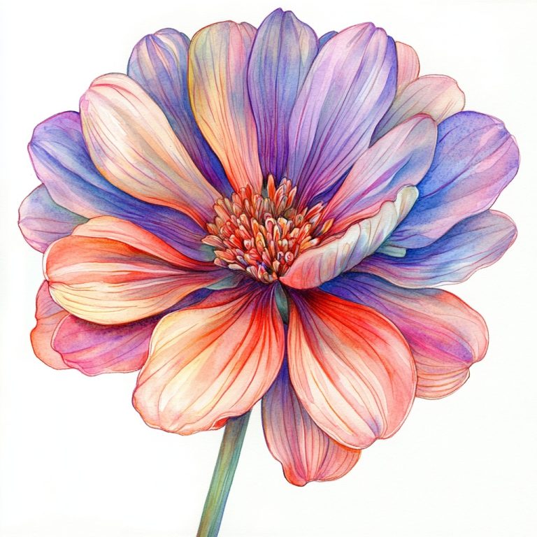 Zinnia Floral 14